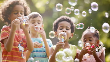 children bubbles